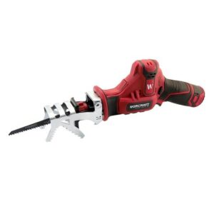 Fierastrau tip sabie, cu 2 acumulatori 2 Ah, incarcator 12V Li-Ion, Worcraft - imagine 1