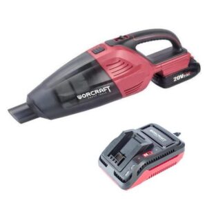 Aspirator auto fără fir 20V cu acumulator 2 Ah și accesorii Worcraft - imagine 1