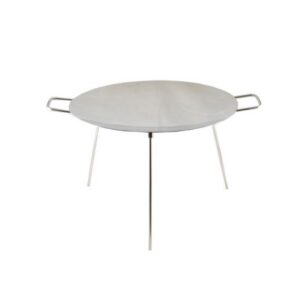 Disc pentru gratar, inox, cu picioare, 55x38 cm, Perfect Home - imagine 1