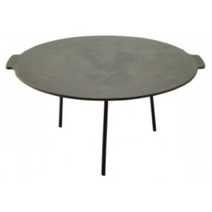 Disc pentru gratar, fonta, cu picioare, 45x23 cm, Perfect Home - imagine 1
