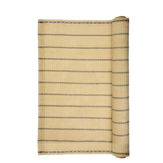 Paravan pentru balcon, terasa, gard, bej, 185 g/m2, UV, 10x2 m