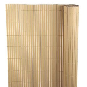 Paravan pentru balcon, terasa, gard, PVC, tip bambus, 1300 g/m2, UV, 3x2 m