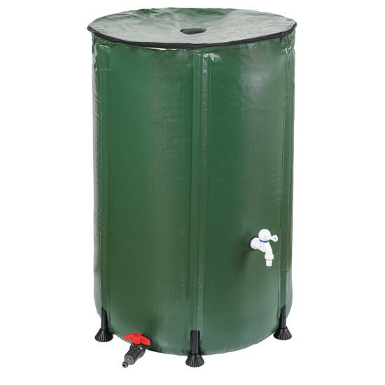 Rezervor pliabil pentru apa de ploaie, 250 L, cu robinet