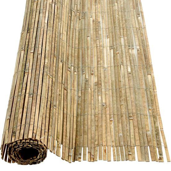 Gard/paravan din bambus natural, 5x2 m