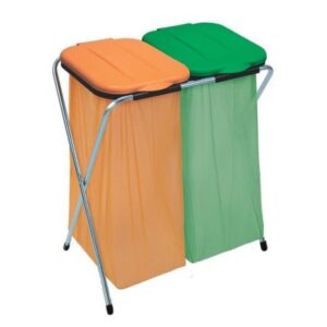 Suport pentru 2 saci de gunoi 66x42x78 cm ECOFIX, Strend Pro - imagine 1