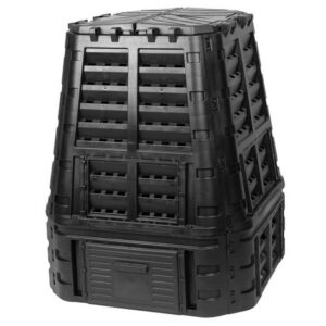 Compostor de gradina, 740 L, negru - imagine 1