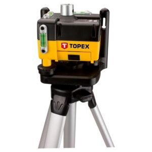 Nivela laser, cap rotativ, cu trepied, 30 m, Topex - imagine 1