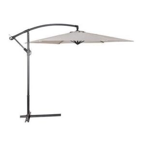 Umbrelă de grădină și terasă suspendată tip banană, bej, 300 cm, Strend Pro - imagine 1