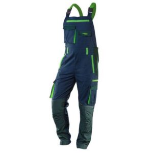 Pantaloni de lucru cu pieptar, salopeta, model Premium, marimea XXL/56, NEO - imagine 1