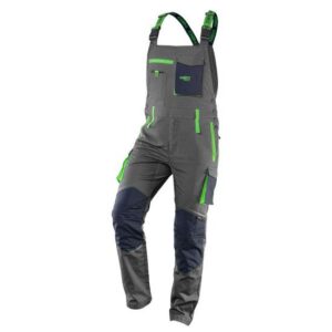 Pantaloni de lucru cu pieptar, salopeta, model Premium, bumbac, marimea L/52, NEO - imagine 1