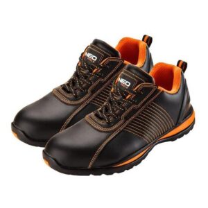 Pantofi de lucru, SB, SRA, piele, protectie metalica, marimea 42, NEO - imagine 1