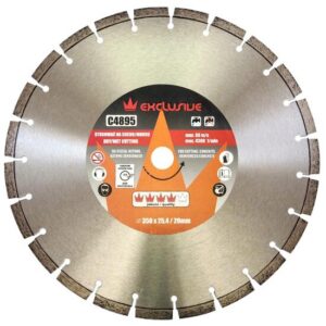 Disc diamantat, beton, taiere umeda si uscata, 350 mm/25.4 mm, Richmann Exclusive - imagine 1