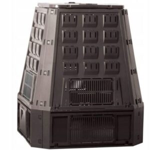 Compostor de gradina, 630 L, negru, Evogreen - imagine 1