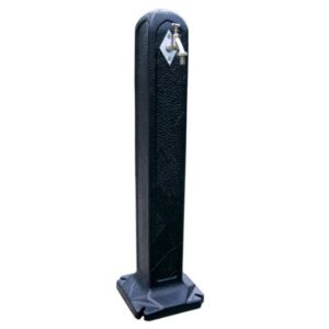 Masca robinet de gradina, cu adaptor furtun, antracit, 90 cm, Itwan - imagine 1
