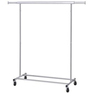 Suport mobil pentru haine cu roti, reglabil, 92x160 cm, Songmics - imagine 1