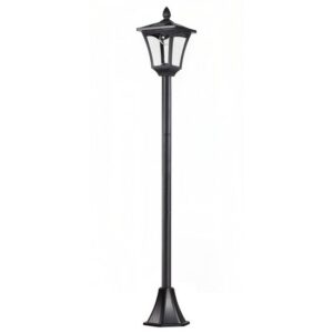 Lampa solara tip felinar pentru gradina, 1 LED, 18x18x160 cm - imagine 1