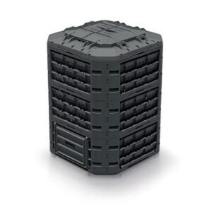 Compostor de gradina, 950 L, negru, Compogreen, Vario - imagine 1