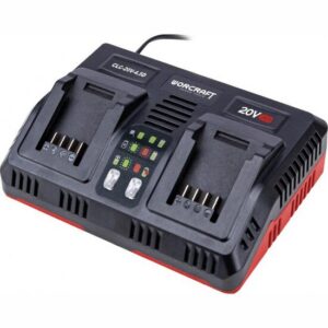 Incarcator dublu rapid, 2 acumulatori, 20 V Li-ion, Worcraft - imagine 1