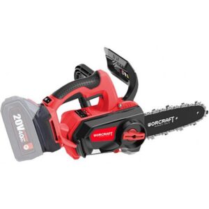 Drujbă electrică pe acumulator pentru tăiat lemne, 20.5 cm, Worcraft - imagine 1
