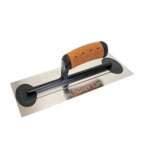 Gletieră din inox întărită cu mâner de plută, 45.7x12 cm, Olejnik - imagine 1