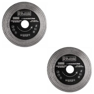 Set 2 discuri diamantate turbo pentru plăci ceramice, 115 mm, Richmann Exclusive - imagine 1