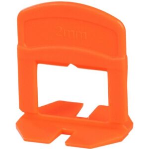 Set 1000 distantiere/cleme/clipsuri pentru nivelare si aliniere a placilor ceramice, 2 mm, Strend Pro
