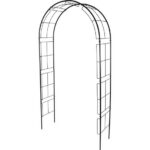 Arcadă metalică pentru grădină și plante, 113x38x229 cm, Strend Pro