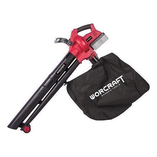 Aspirator și suflantă de frunze pe acumulator 2x20V, Worcraft