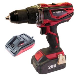 Bormasină cu percutie 20V, mandrină 1.5-13 mm, Worcraft