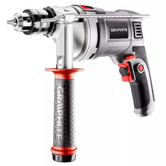 Bormașină cu percuție 850 W, mandrină cu cheie 1.5-13 mm, Graphite
