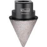 Carotă diamantată trapezoidală pentru polizor M14, 38 mm, Richmann Exclusive