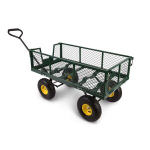 Cărucior grădină metalic pentru transport, 300 kg, Strend Pro