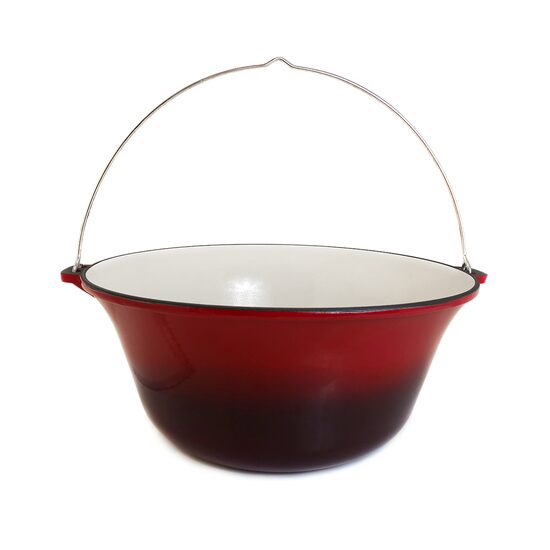 Ceaun din fontă emailat pentru foc deschis, 10.8 L, Perfect Home