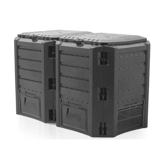 Compostor de grădină cu 2 module, 800 L, Prosperplast