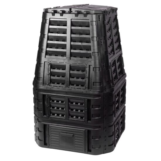 Compostor de grădină din plastic 1000 L, 93×93 cm, Strend Pro