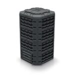 Compostor de grădină din plastic negru 1250 L, 95 cm, Prosperplast