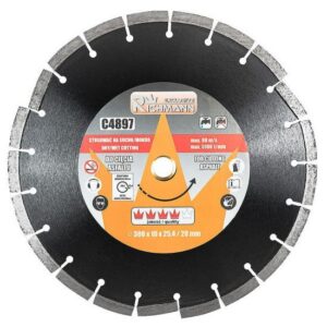 Disc diamantat pentru asfalt 300 mm, tăiere umedă și uscată, Richmann Exclusive