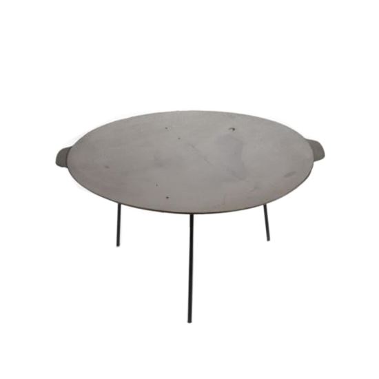 Disc din fontă pentru grătar cu picioare, 60 cm, Perfect Home
