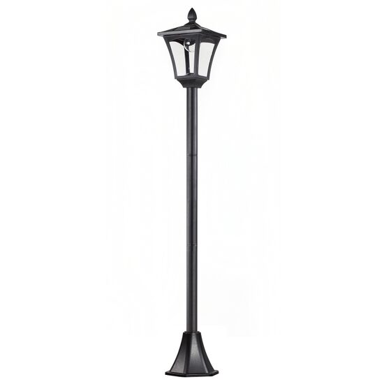 Felinar de grădină negru cu LED 18x18x160 cm Felinar de grădină negru cu LED 18x18x160 cm