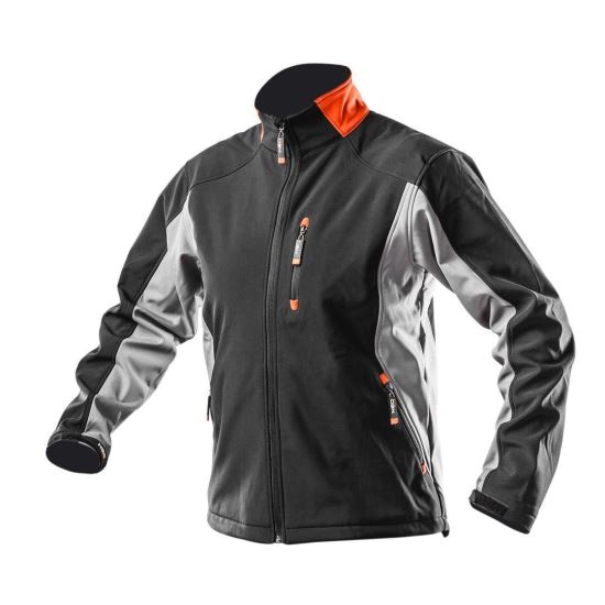 Geacă de lucru softshell impermeabilă, mărimea M/50, NEO Geacă de lucru softshell impermeabilă, mărimea M/50, NEO
