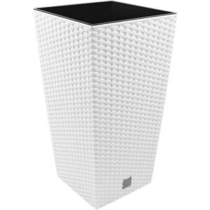 Ghiveci pătrat imitație ratan, H 61 cm, Prosperplast