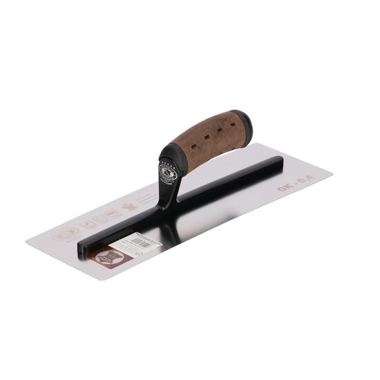 Gletieră inox cu lamă curbată pentru gips-carton, 40.6×12 cm, Olejnik