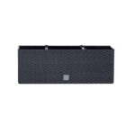 Jardinieră cu sistem de irigare aspect ratan, antracit, 60 cm, Prosperplast