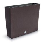Jardinieră decorativă cu aspect de ratan, maro, 58 cm, Prosperplast