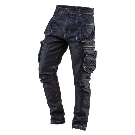 Pantaloni de lucru tip blugi cu 5 buzunare, mărimea XL/54, NEO
