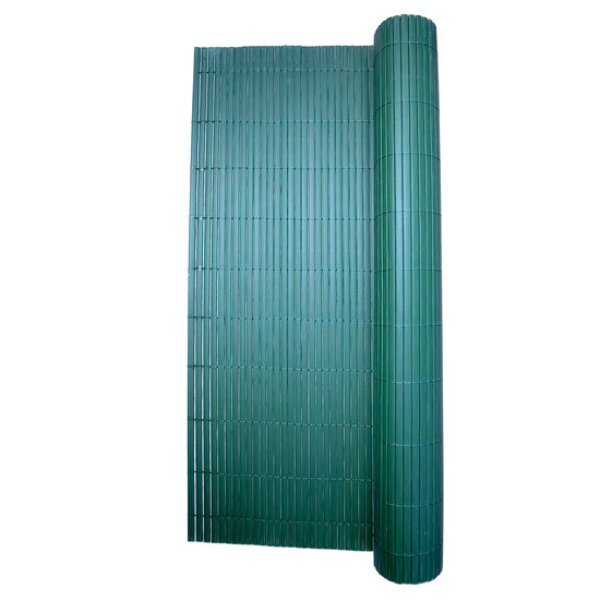 Paravan gard PVC pentru balcon și terasă, 3×1,5 m, verde, Strend Pro