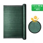 Plasă de umbrire 85% pentru legumicultură, verde, 1.5×50 m, Strend Pro