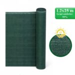 Plasă de umbrire pentru grădină 95%, verde, 1.2×25 m, Strend Pro