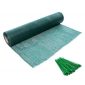 Plasă de umbrire pentru grădină, verde, 20×1,75 m, grad 85%