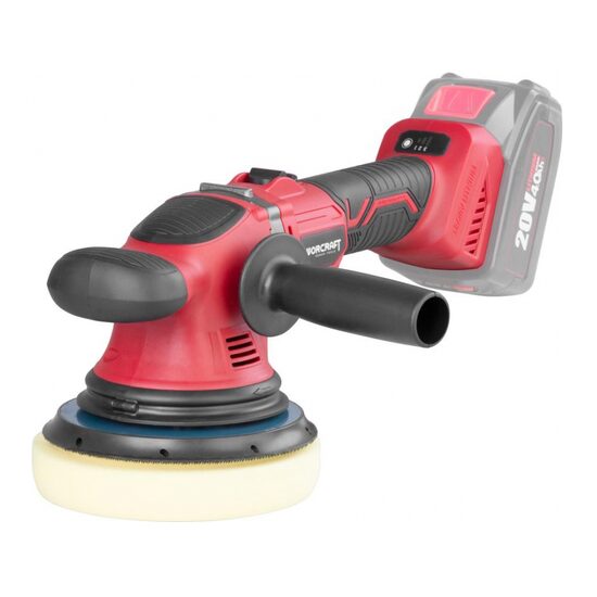 Polizor unghiular pentru polisat 20V, 150 mm, Worcraft
